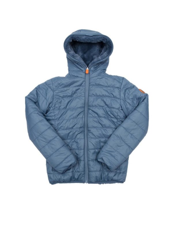 Save The Duck: Lange Daunenmäntel - Daunenmantel - Hellblau