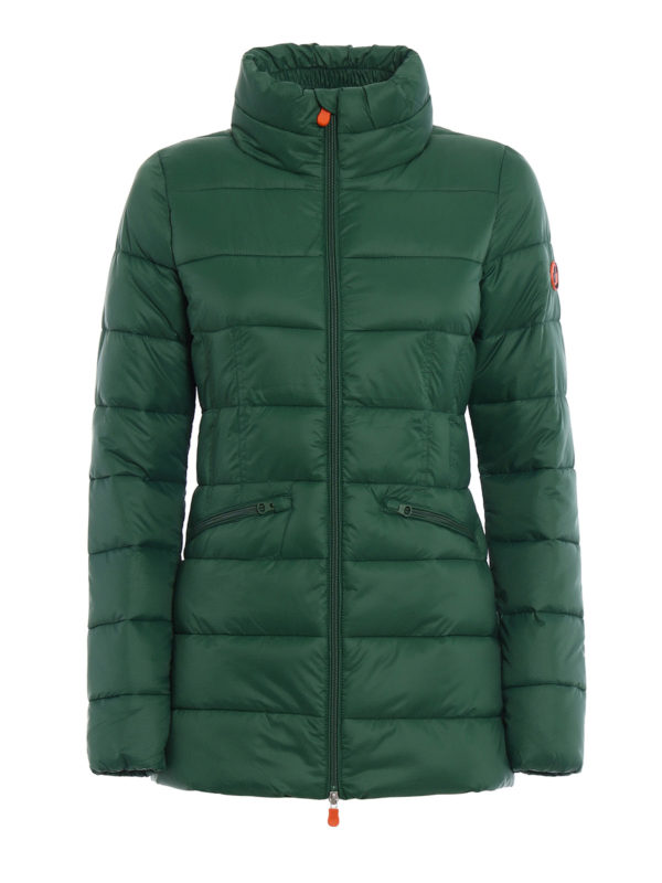 Save The Duck: padded coats - Short puffer fitted coat