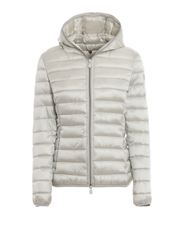 ダウンジャケット・コート SAVE THE DUCK Women Bubble Jackets D32199W IRIS2090011 Blue Save the Duck Blue hooded light puffer jacket | D3362WIRIS701184