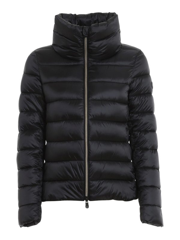 Save The Duck: padded jackets - High neck nylon puffer jacket