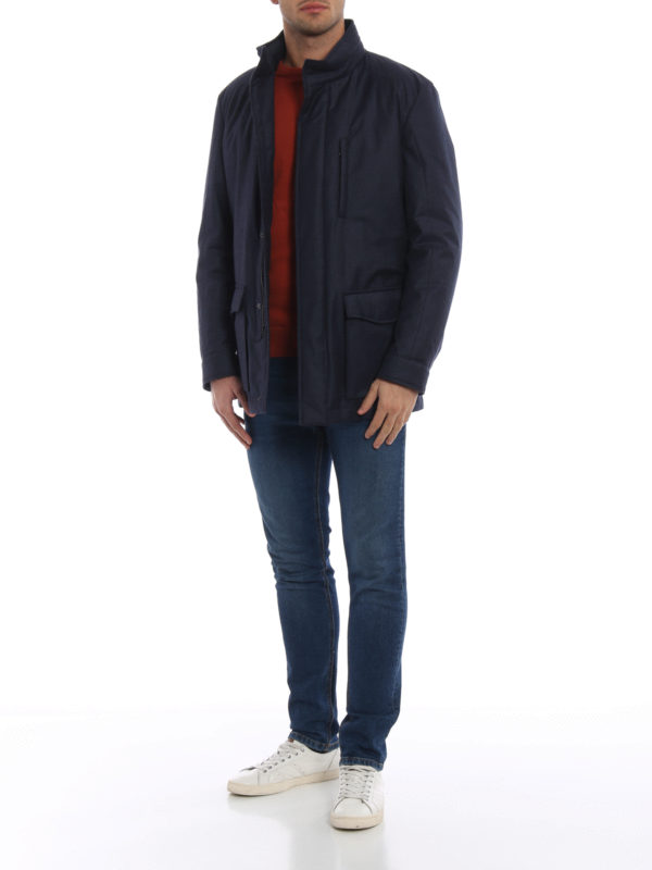 SCHNEIDERS: casual jackets online - Water resistant and windproof wool jacket