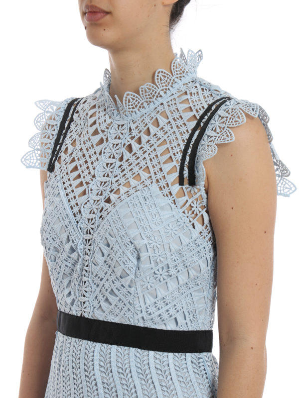 Self Portrait buy online Maxikleid - Blau