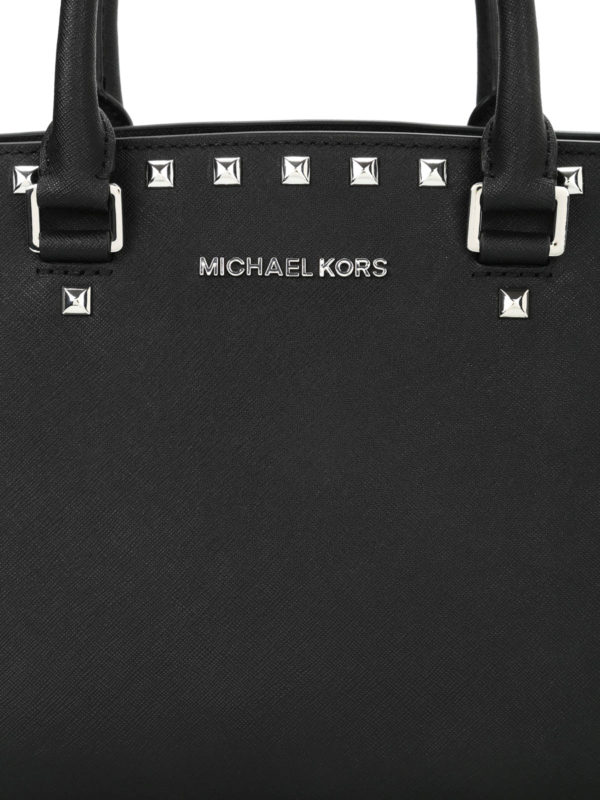 Selma medium studded tote shop online: MICHAEL KORS