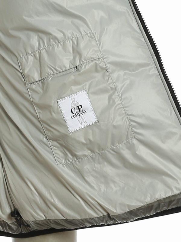Semi-polished nylon puffer jacket shop online: C.P. COMPANY