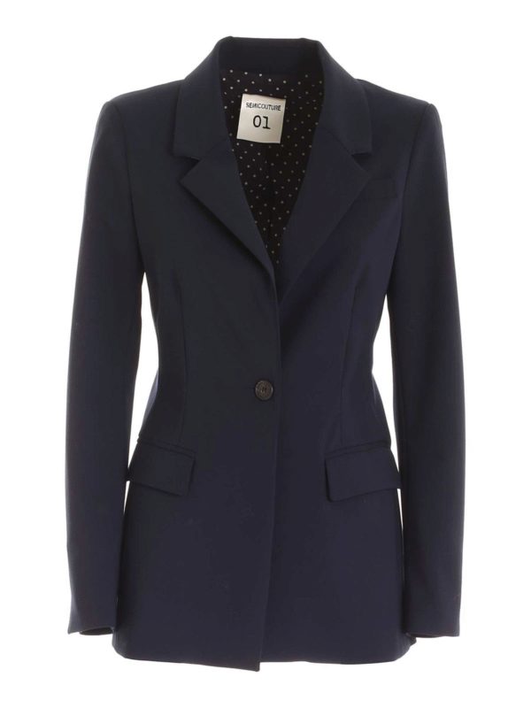 Semicouture: Blazer - Blazer - Blau
