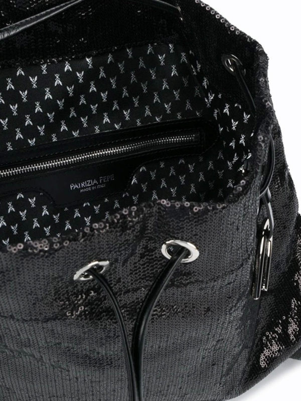 バックパック - 黒 shop online: PATRIZIA PEPE