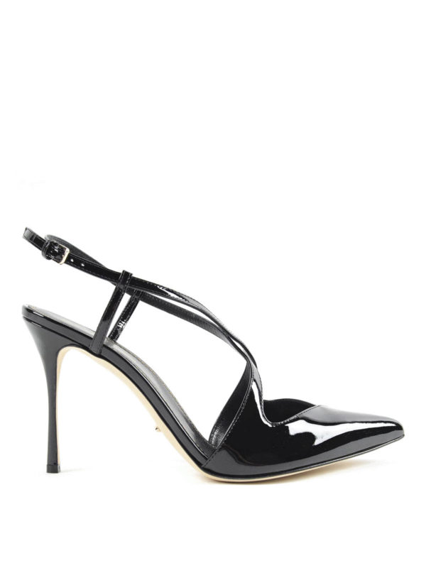 SERGIO ROSSI: court shoes - Bon Ton slingback court shoes