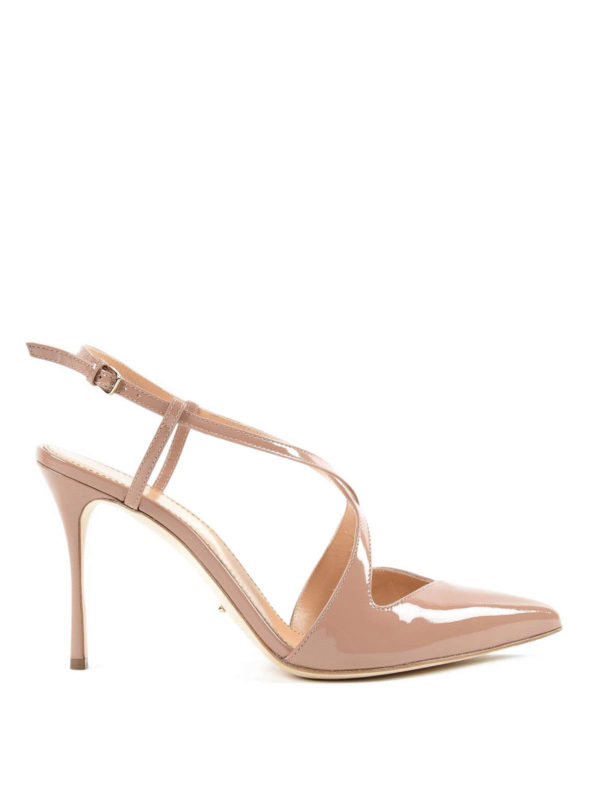 SERGIO ROSSI: court shoes - Bon Ton slingback court shoes