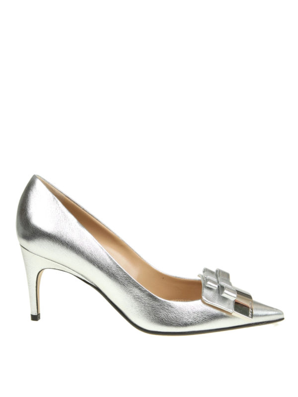 SERGIO ROSSI: Pumps - Pumps - Silber