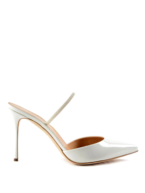 SERGIO ROSSI: court shoes - Patent leather slingback pumps