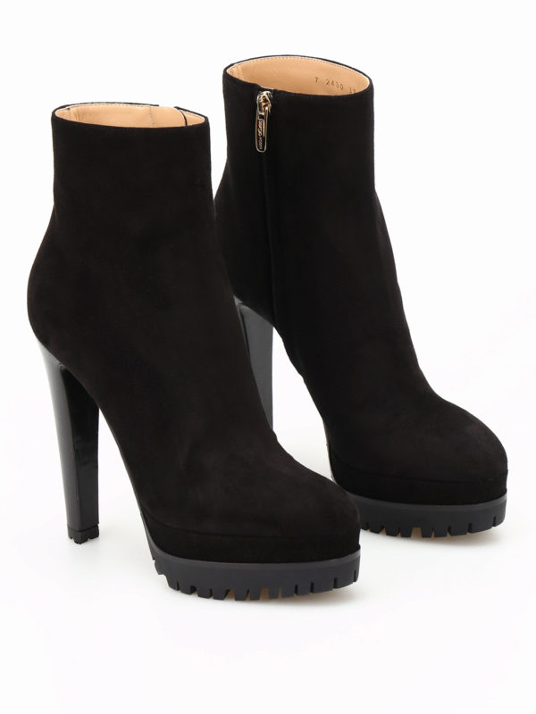 Booties Sergio Rossi Stiefelette Schwarz Sergio Rossi Nora