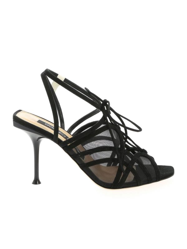 SERGIO ROSSI: Sandales - Sandales - Noir