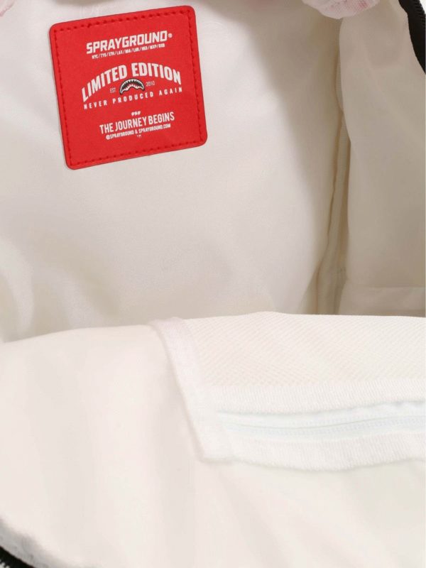 Shark Bite Limited Edition backpack in white shop online: SPRAYGROUND