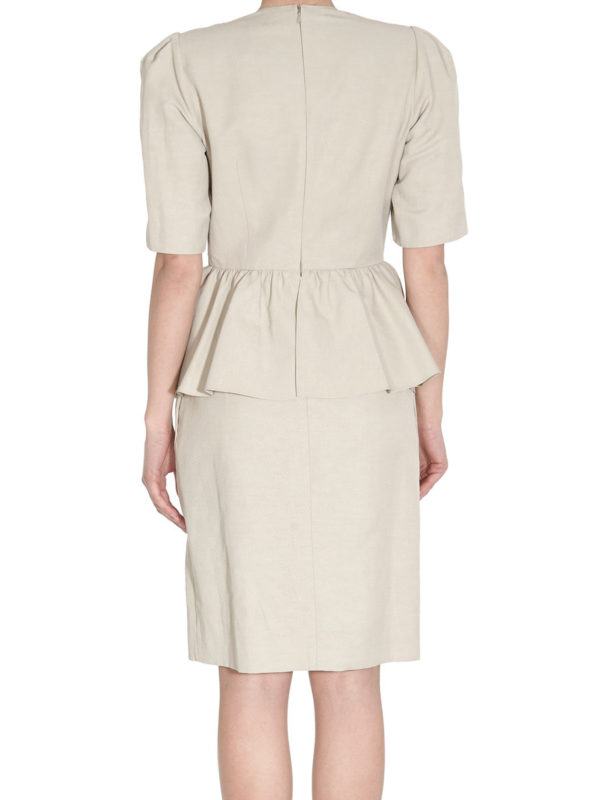 Short sleeve peplum dress shop online: STELLA McCARTNEY