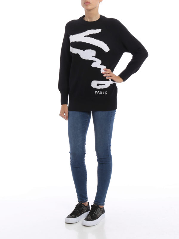 Sudadera Negra Para Mujer shop online: KENZO