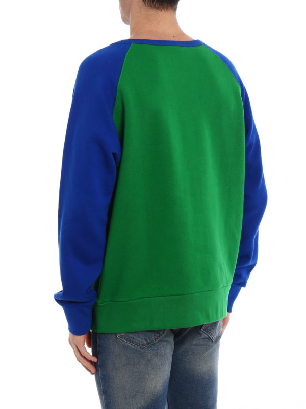 Signature two-tone sweatshirt shop online: GUCCI