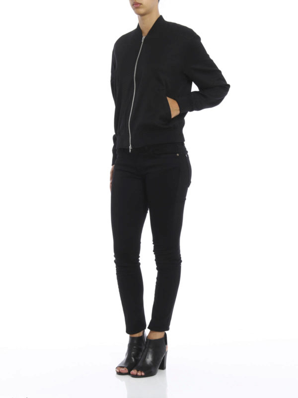 Silk bomber jacket shop online: T BY ALEXANDER WANG