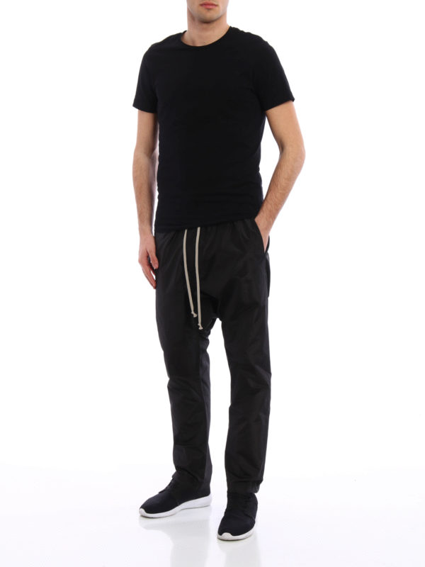 Silk drop crotch trousers shop online: RICK OWENS HUN