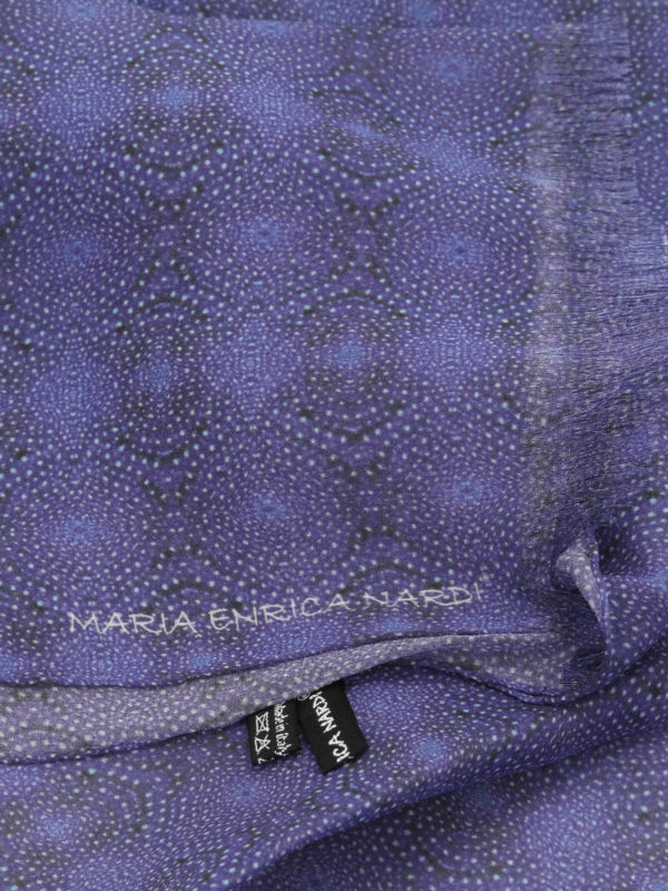 Schal Fur Unisex - Blau shop online: MARIA ENRICA NARDI