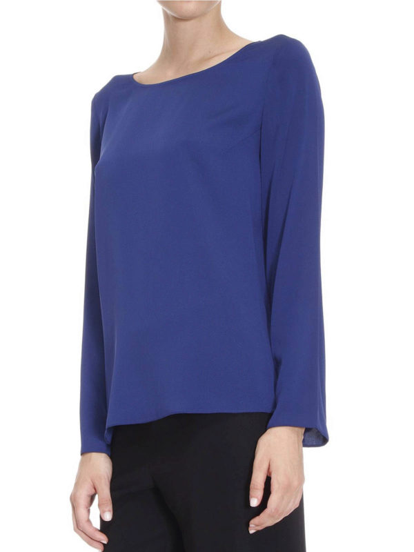 Bluse - Hellblau shop online: ARMANI COLLEZIONI