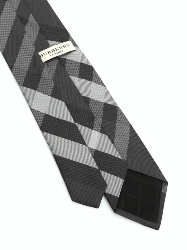 Silk tie shop online: BURBERRY