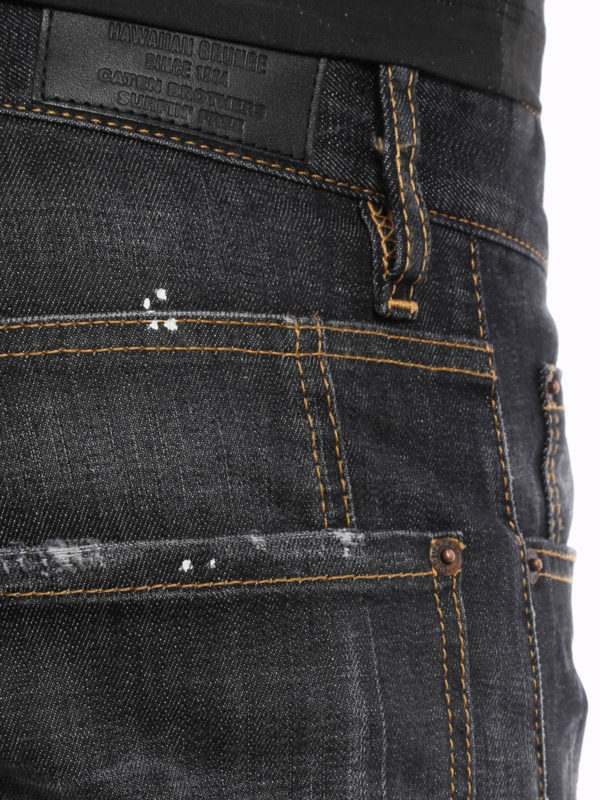 skinny jeans shop online Tidy Biker distressed jeans