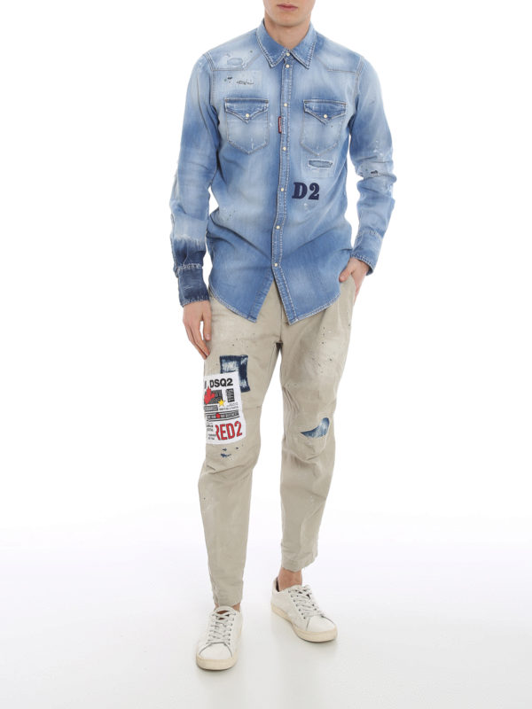 Skipper-Fit - Gris Clair shop online: DSQUARED2