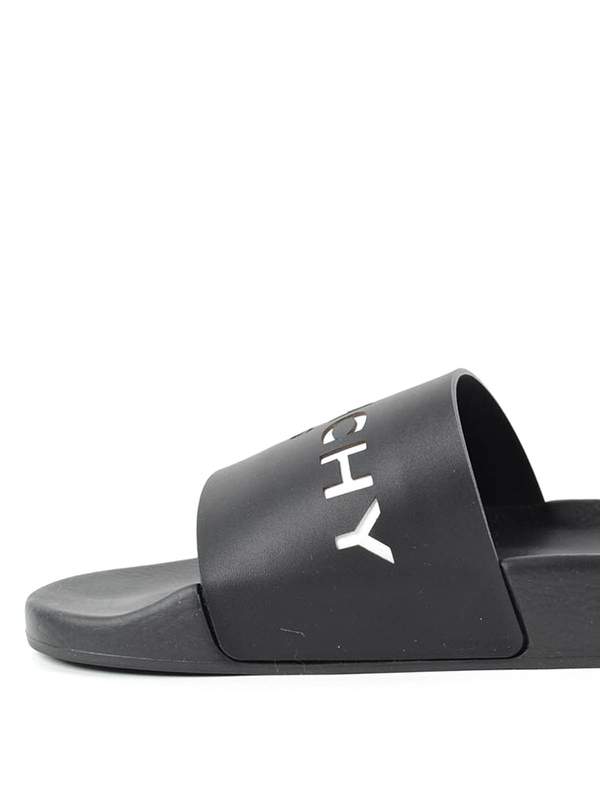 Slide flat sandal shop online: GIVENCHY