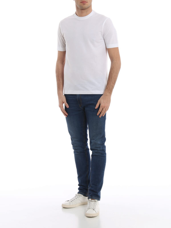SLOWEAR ZANONE: t-shirts online - White crew neck T-shirt