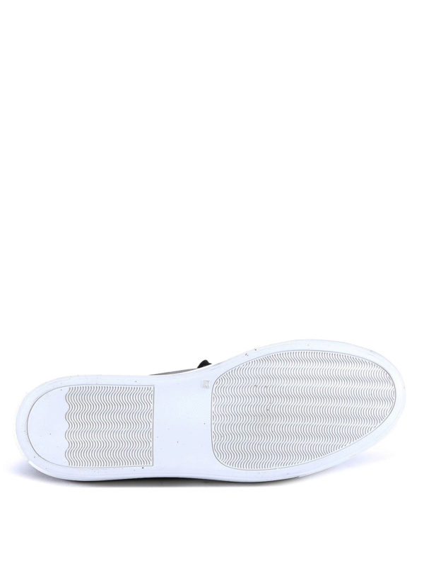 Smooth leather black sneakers shop online: COMMON PROJECTS