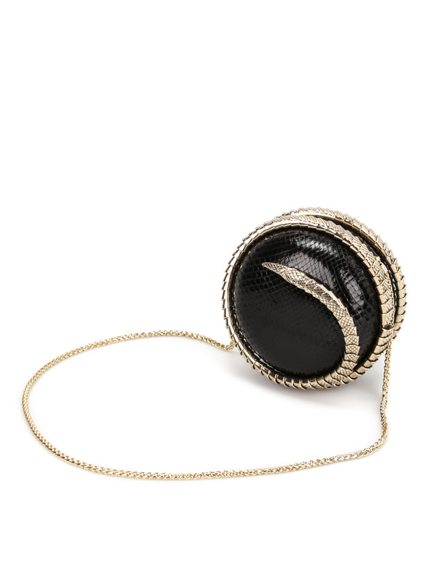 Snake Sphere clutch shop online: ROBERTO CAVALLI