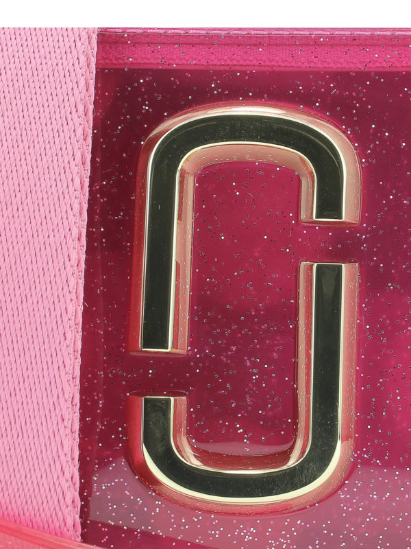 Snapshot glittered plastic camera bag shop online: MARC JACOBS
