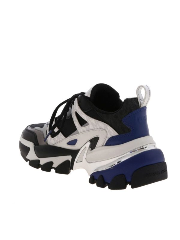 Sneakers Penn black blue and white shop online: MICHAEL KORS