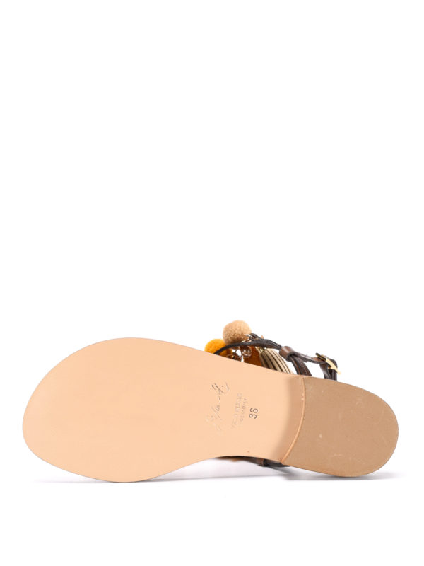 Sofia M. buy online Erica pompom sandals