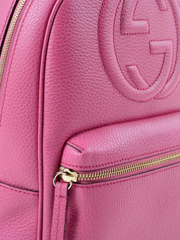 Mochila Soho Dollar Calf - Rosado shop online: GUCCI