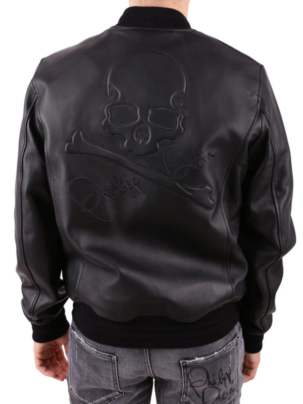 Lederjacke - Schwarz shop online: PHILIPP PLEIN