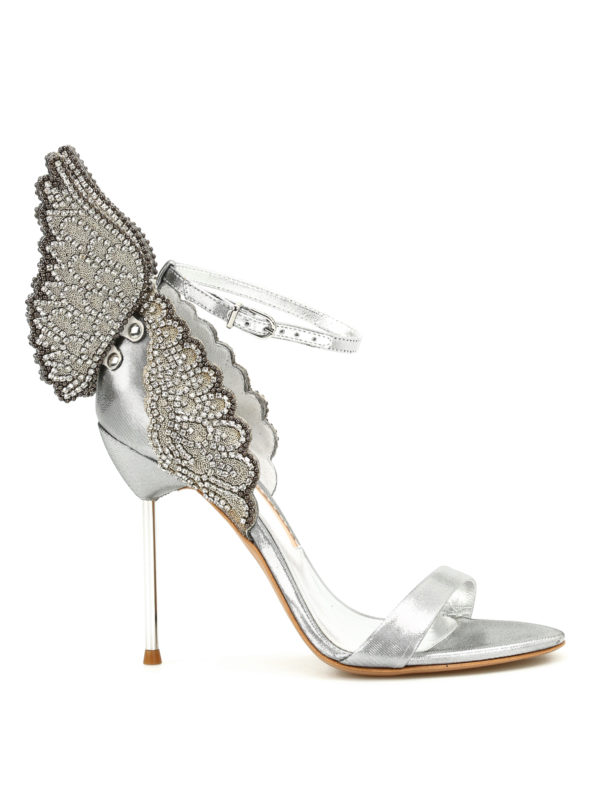 Sophia Webster: Sandalen - Sandalen - Silber