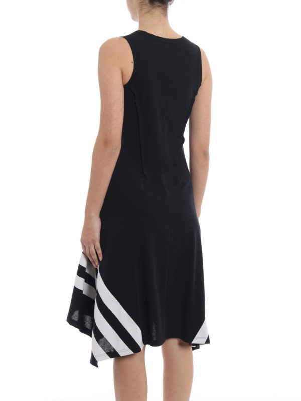 Sporty chic cotton flared dress shop online: ADIDAS Y-3