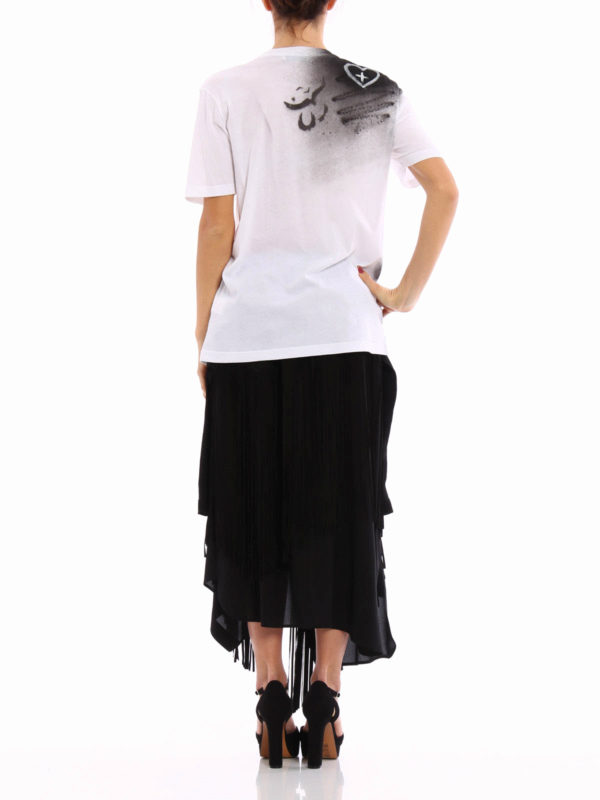 Spray print cotton T-shirt shop online: FAITH CONNEXION