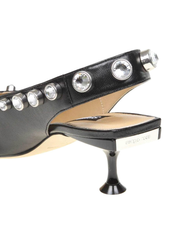 Sr Milano black slingbacks shop online: SERGIO ROSSI