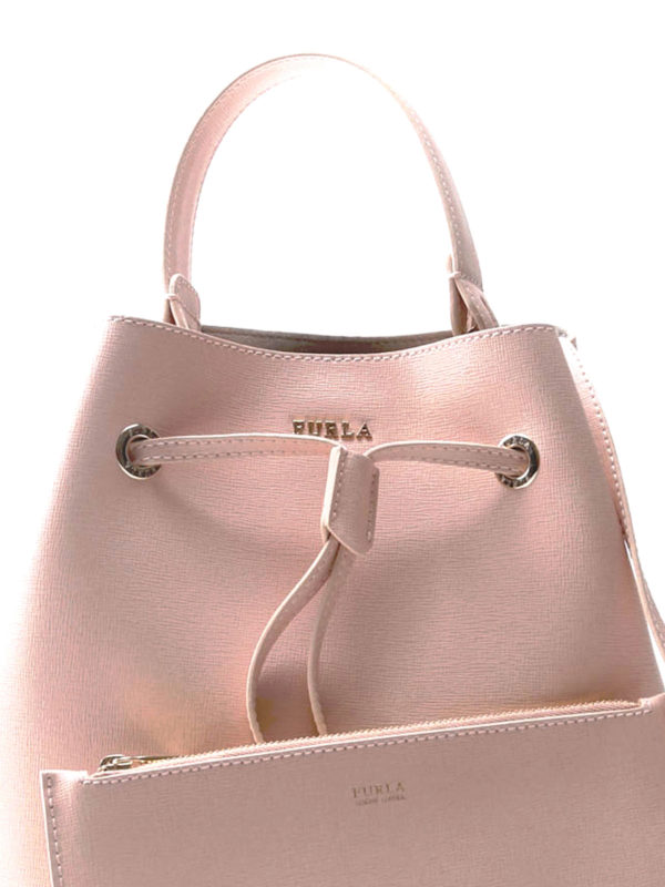 Stacy saffiano bucket bag shop online: FURLA