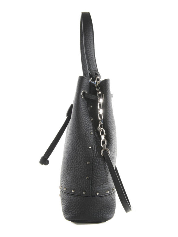 Secchiello Stacy con borchiette shop online: FURLA