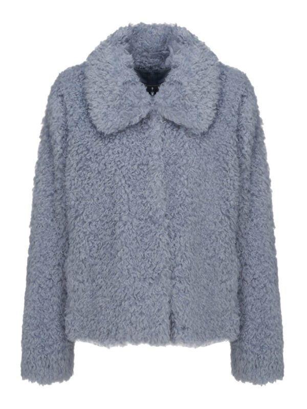 STAND STUDIO: Fur & Shearling Coats - Marcella bouclé faux fur jacket