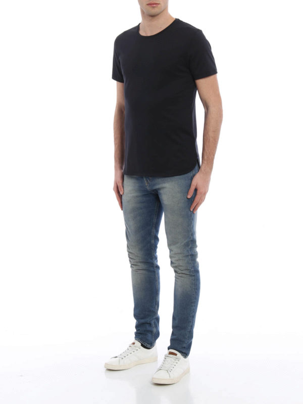 Stantford cotton jersey T-shirt shop online: BURBERRY