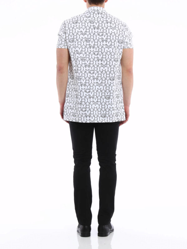Star print polo shop online: GIVENCHY
