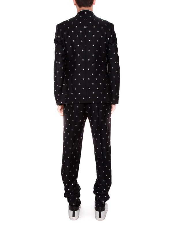 Stars patterned wool suit shop online: GIVENCHY