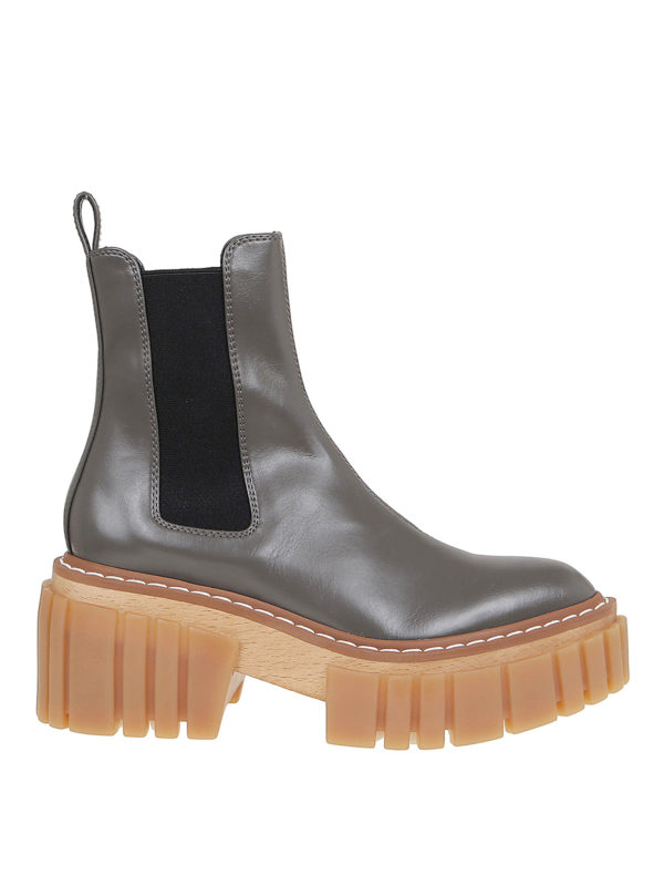 STELLA McCARTNEY: Stiefeletten - Stiefeletten - Grau