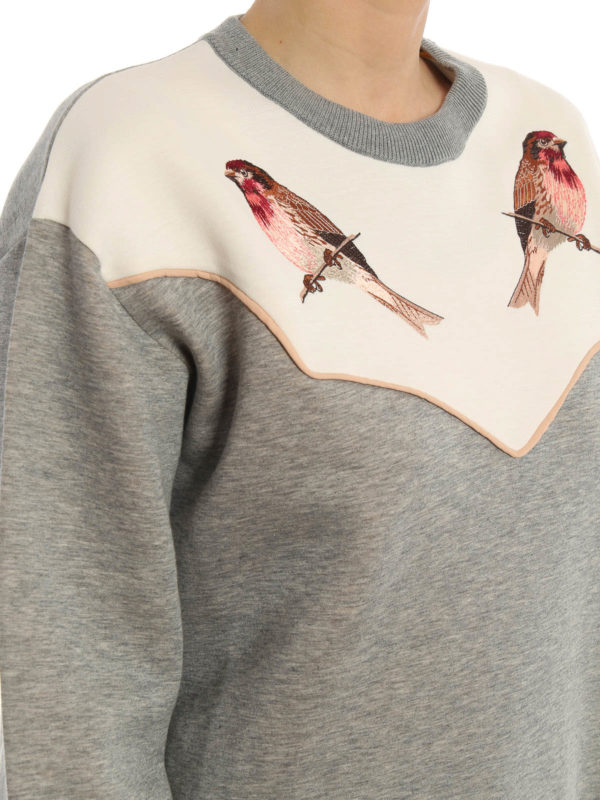 STELLA McCARTNEY buy online Embroidered bird sweatshirt