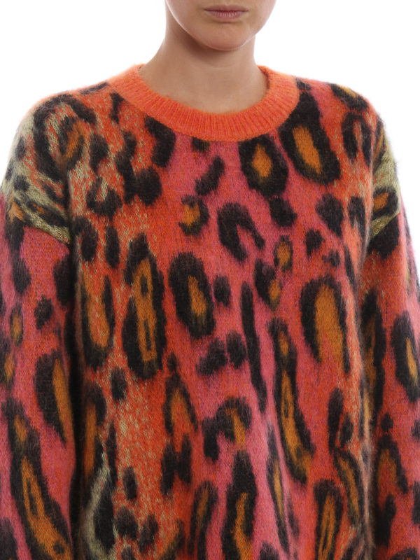 Neon alimentant leopard sweater