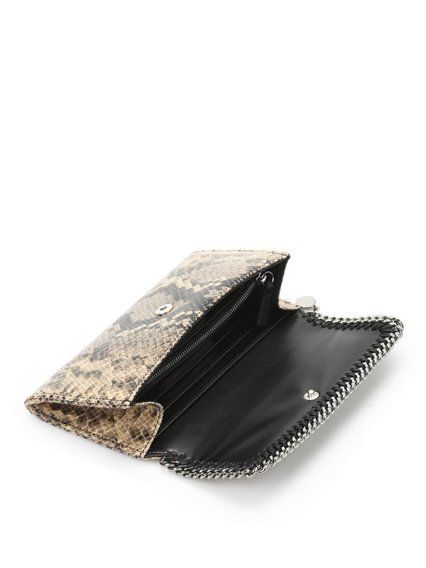 STELLA McCARTNEY buy online Python print continental wallet